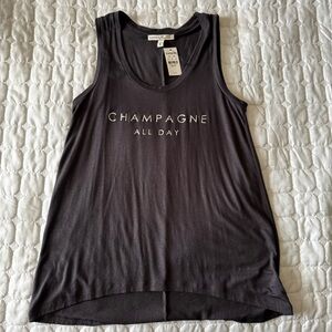 NWT Express Women's Tank Top - Champagne All Day XS